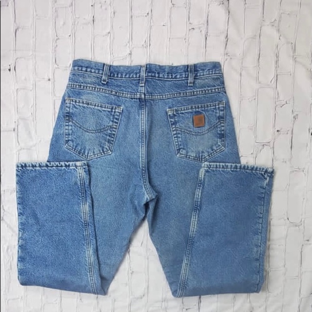 Carhartt Fleece Lined Relaxed Fit Jeans 36 x 32